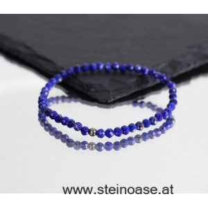 Armband Lapis Lazuli facettiert 4mm